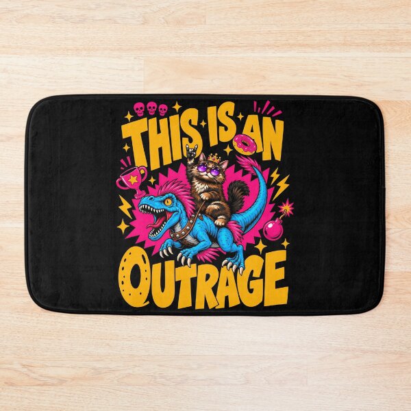 Item preview, Princess Donut Riding Mongo This Is An Outrage Inspired Graphic designed and sold by gernays.