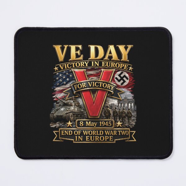 Item preview, Army - VE Day - Victory in Europe Day - End of WWII - 3D - Enhanced designed and sold by Military Insignia Products.