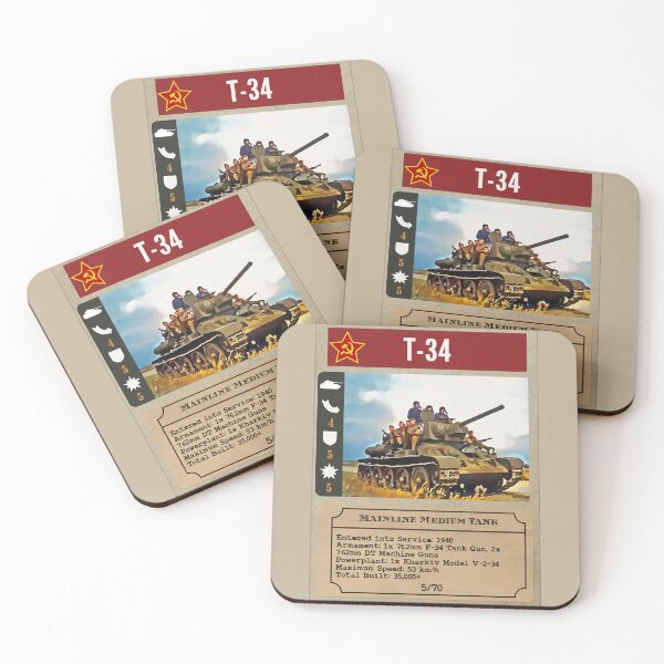 Item preview, T-34 World War II Trading Card designed and sold by Historic-Art.