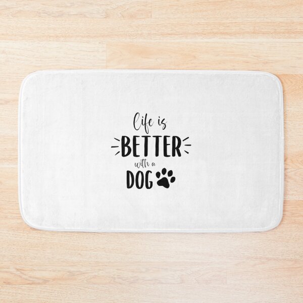Item preview, dog life is better with a dog quote designed and sold by sammmy20.