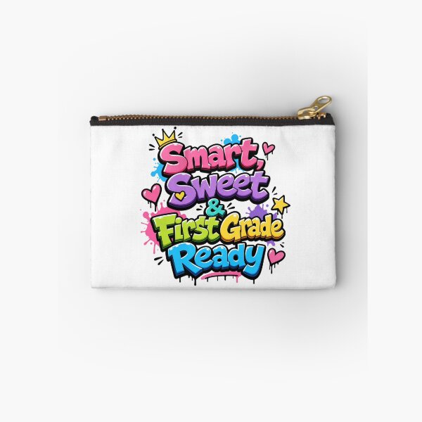Item preview, Smart, Sweet & First Grade Ready – Colorful School Pride designed and sold by MomParentADHD.
