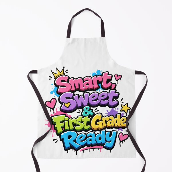 Item preview, Smart, Sweet & First Grade Ready – Colorful School Pride designed and sold by MomParentADHD.