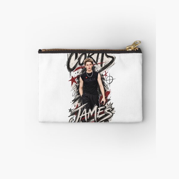 Item preview, James CORTIS Layered Brush Sticker | Abstract Text Decal designed and sold by Valeree Store.