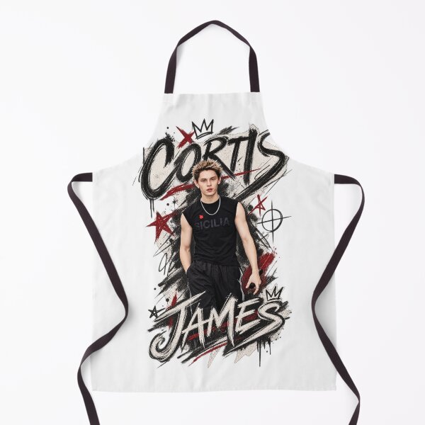 Item preview, James CORTIS Layered Brush Sticker | Abstract Text Decal designed and sold by Valeree Store.