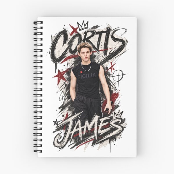 Item preview, James CORTIS Layered Brush Sticker | Abstract Text Decal designed and sold by Valeree Store.