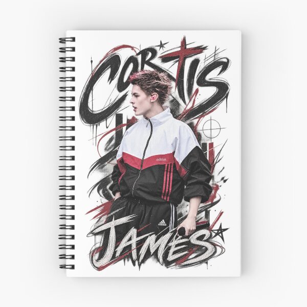 Item preview, James CORTIS Calligraphy Graphic Tee | Abstract Brush Art designed and sold by Valeree Store.