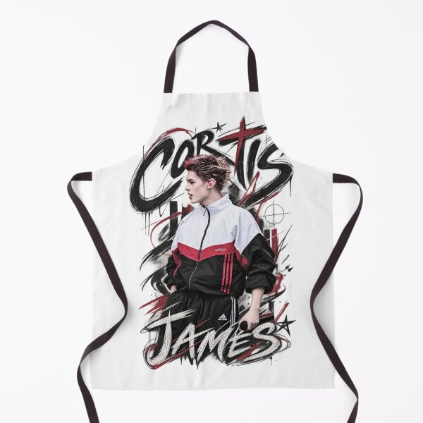 Item preview, James CORTIS Calligraphy Graphic Tee | Abstract Brush Art designed and sold by Valeree Store.