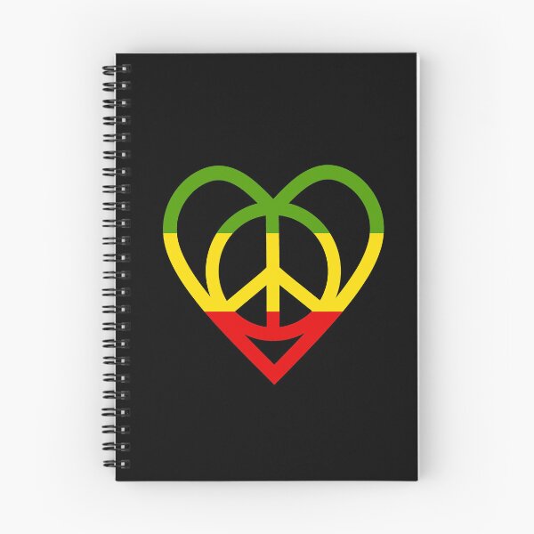 Item preview, Rasta Peace And Love Symbol designed and sold by Sartoris Art.