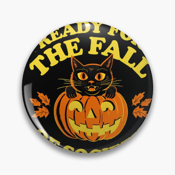 Item preview, Ready For The Fall Of Society Funny Black Cat Pumpkin designed and sold by ZEtexaxe.