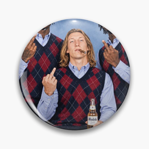 Item preview, Travis Hunter Trevor Lawrence Brian Thomas Jr Middle Finger Funny designed and sold by gernays.