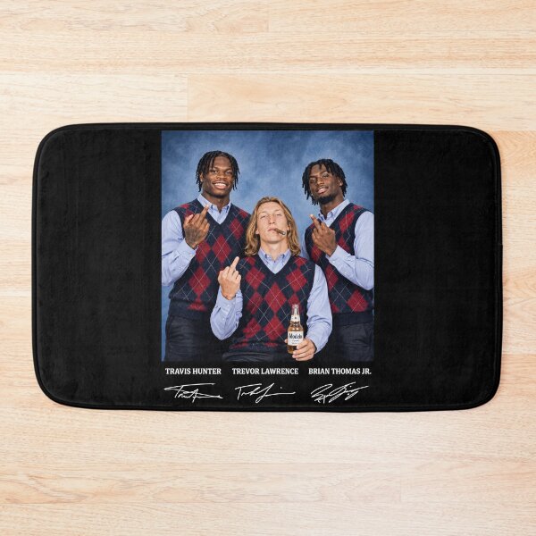 Item preview, Travis Hunter Trevor Lawrence Brian Thomas Jr Middle Finger Funny designed and sold by gernays.