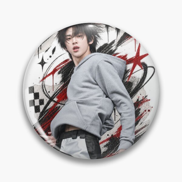 Item preview, Juhoon CORTIS Calligraphy Brush Sticker | Abstract Ink Decal designed and sold by Valeree Store.