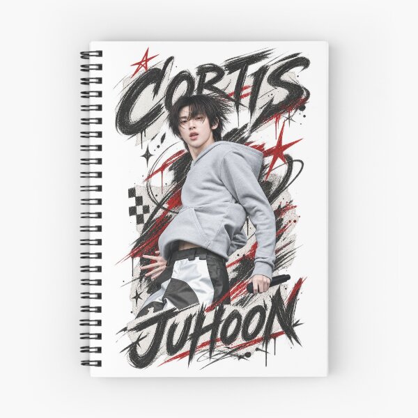 Item preview, Juhoon CORTIS Calligraphy Brush Sticker | Abstract Ink Decal designed and sold by Valeree Store.