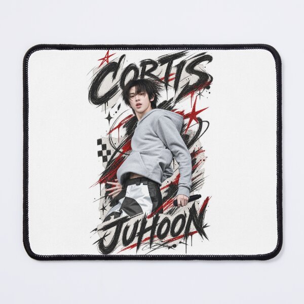 Item preview, Juhoon CORTIS Calligraphy Brush Sticker | Abstract Ink Decal designed and sold by Valeree Store.