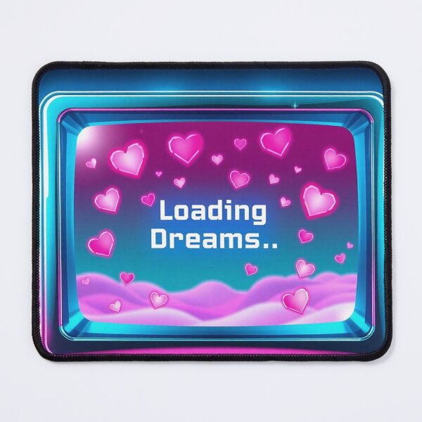 Item preview, Retro Computer Monitor Loading Dreams Vaporwave designed and sold by IntelliMindDesigns.