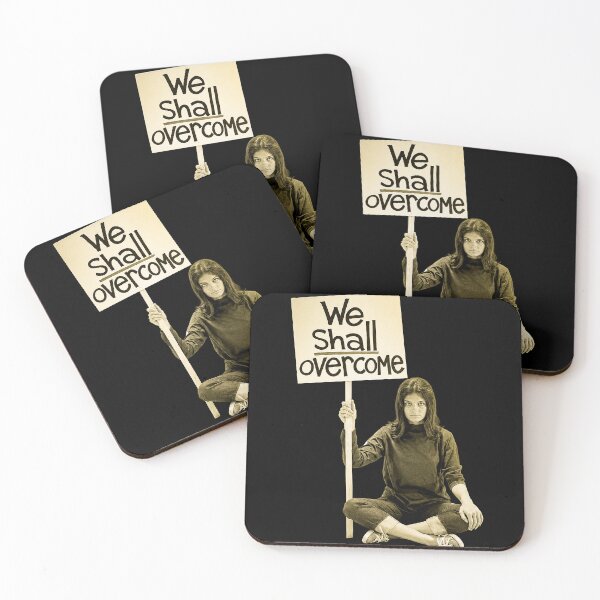 Item preview, Gloria Steinem We Shall Overcome Vintage  designed and sold by gernays.