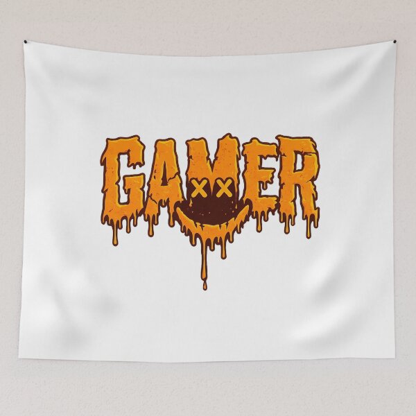 Item preview, Gamer Dripping Slime Typography Urban Streetwear Art designed and sold by DesignArtist.ia.