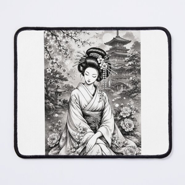 Item preview, Geisha Girl with Temple designed and sold by MackandTeez.