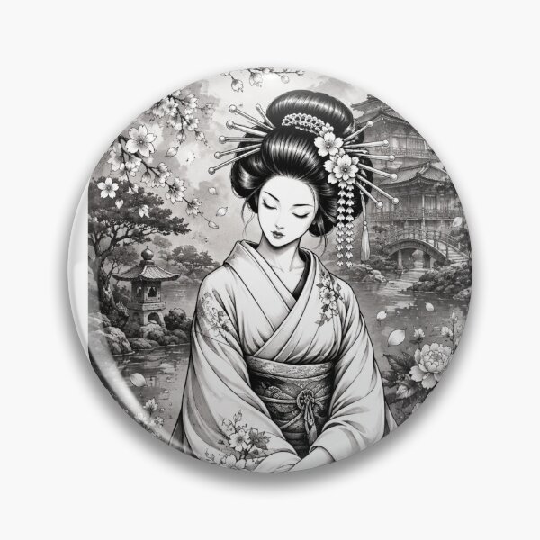 Item preview, Geisha Girl with Temple designed and sold by MackandTeez.