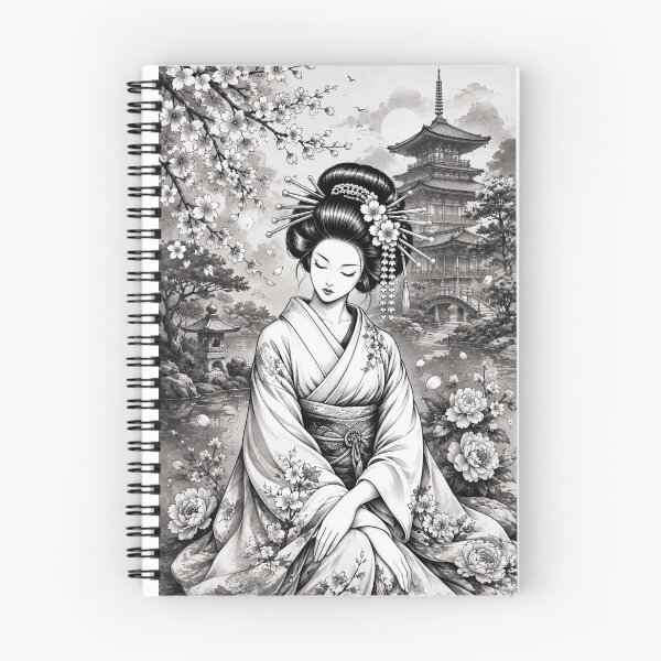 Item preview, Geisha Girl with Temple designed and sold by MackandTeez.
