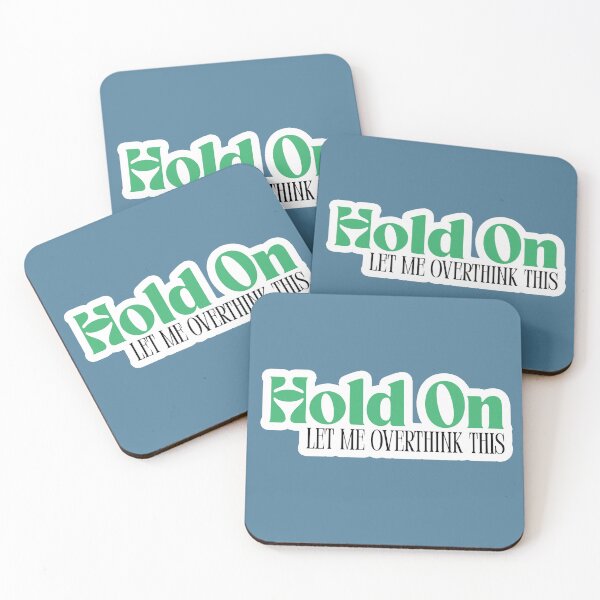 Item preview, Hold On Let Me Overthink This - Funny Overthinker Introvert Humor designed and sold by ShabanMerch.