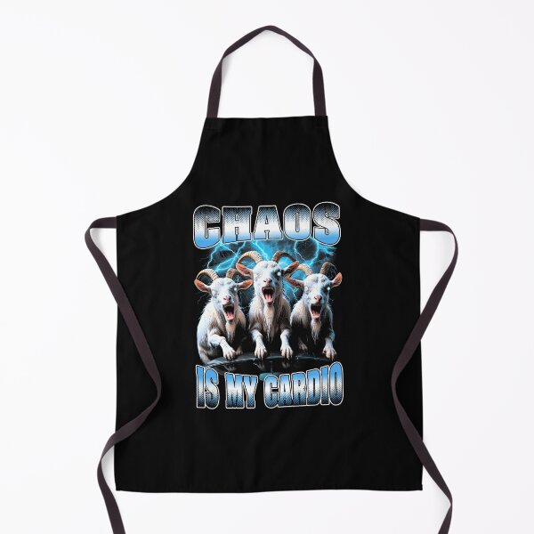 Item preview, Chaos Is My Cardio Funny Zombie Goats Vintage Rap designed and sold by aynorsadier.