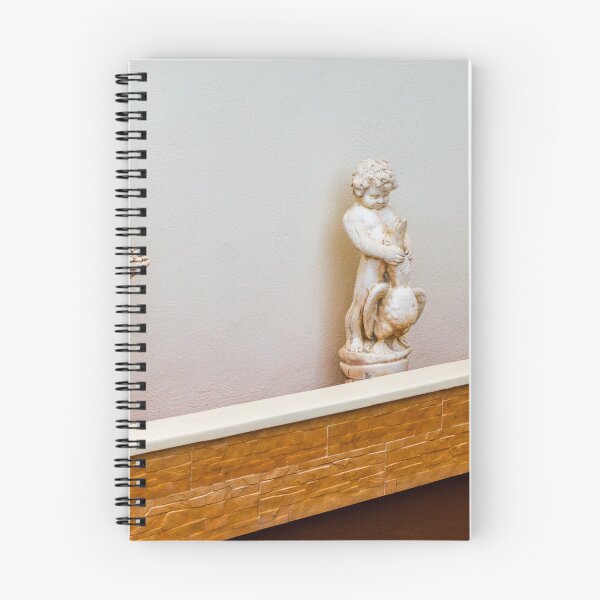 Item preview, Three Stone Cherub Statues Aligned Along White Wall as Decorative Indoor Sculpture Display designed and sold by Nmallia.