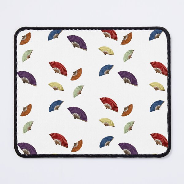 Item preview, Colorful Japanese Folding Fans Sensu Pattern Traditional Minimalist Asian Art designed and sold by SakuraJapanArt.