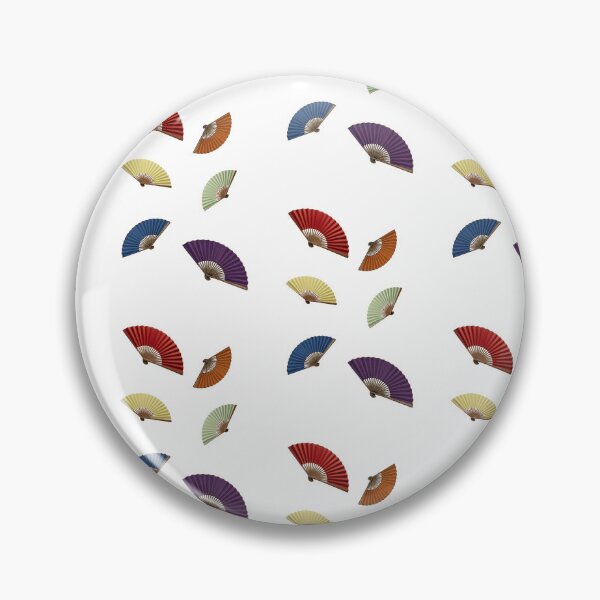 Item preview, Colorful Japanese Folding Fans Sensu Pattern Traditional Minimalist Asian Art designed and sold by SakuraJapanArt.