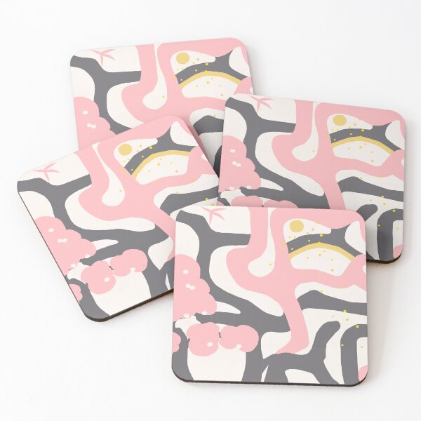 Item preview, Pink River Garden – Abstract Organic Landscape designed and sold by Louise Wersäll.