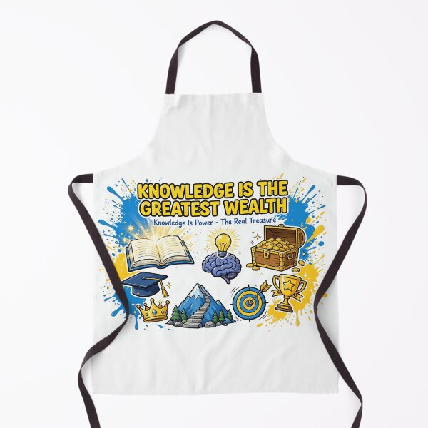 Item preview, Knowledge Is The Greatest Wealth - Knowledge Is Power Motivational Quote designed and sold by prithvi chand.
