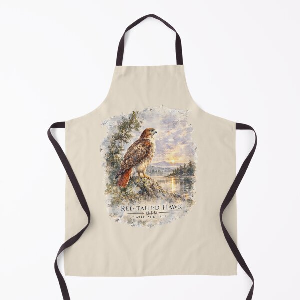 Item preview, Wild and Free – Red-Tailed Hawk Nature Art designed and sold by SusanSweetArt.