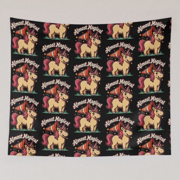 Item preview, Almost Magical Funny Horse Traffic Cone Hat Joke designed and sold by Redgiant87x.