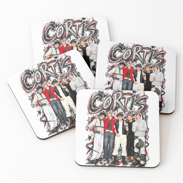 Item preview, CORTIS Experimental Calligraphy Phone Case | Black Ink Art designed and sold by Valeree Store.
