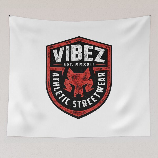 Item preview, Vibez Athletic Streetwear Wolf Crest Emblem designed and sold by DesignArtist.ia.