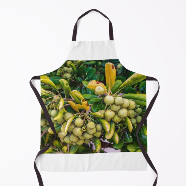 Item preview, Close-Up Of Green Berries On A Bush With Yellowing Leaves In A Garden designed and sold by Nmallia.