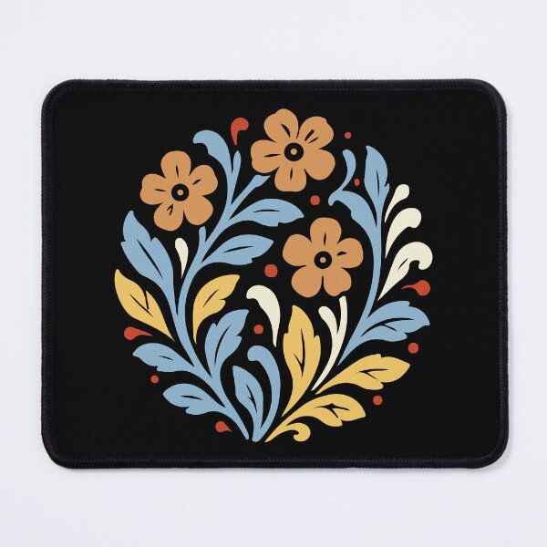 Item preview, Vibrant Bohemian Floral Mandala 054_1 designed and sold by AhmedHelal24795.