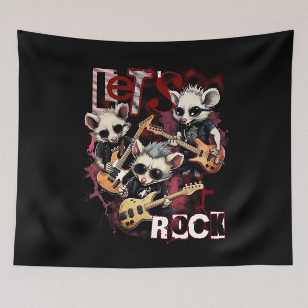 Item preview, BOOTLEG OPOSSUM BAND - LET'S ROCK - VINTAGE POSSUM 90   designed and sold by aynorsadier.