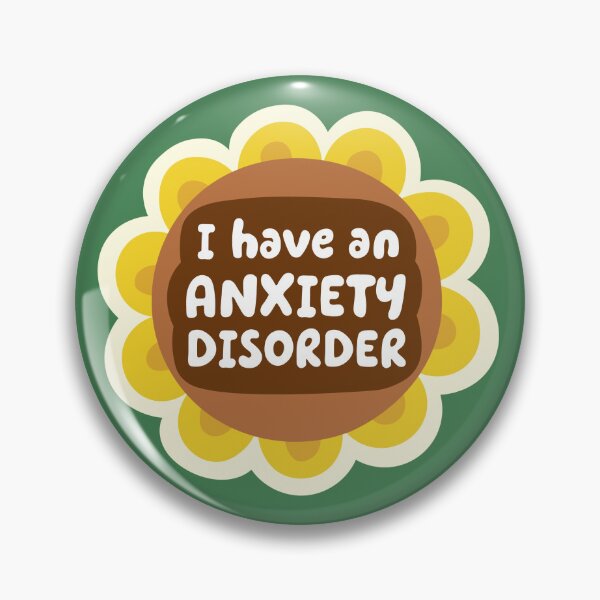 Item preview, Sunflower Scheme - Mental Health Neurodivergent Awareness - ANXIETY designed and sold by Victoria Barron.