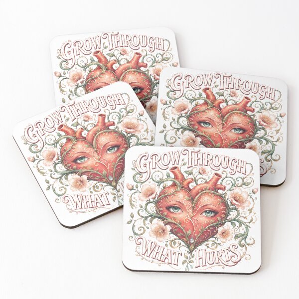 Item preview, Grow Through What Hurts Heart designed and sold by -DEEWOLF-.