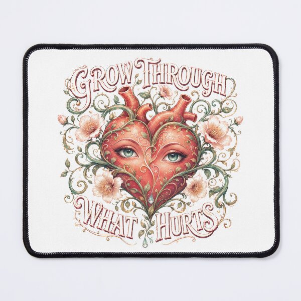 Item preview, Grow Through What Hurts Heart designed and sold by -DEEWOLF-.