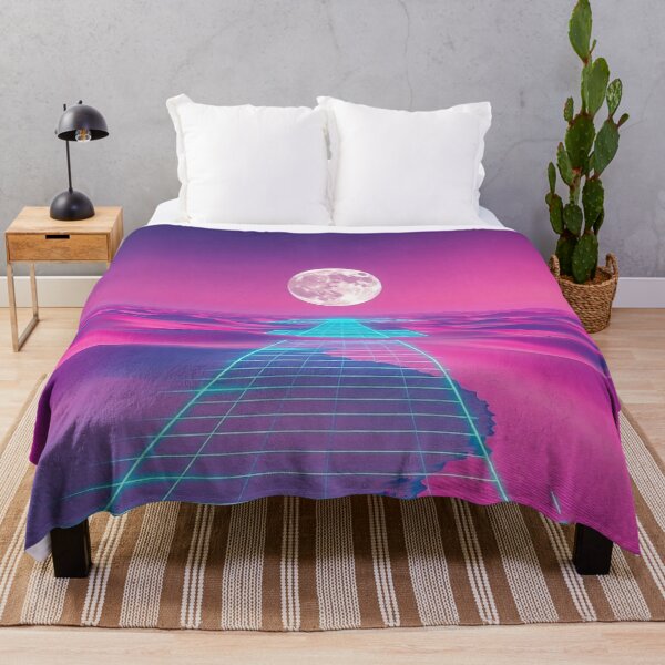 Item preview, Retro Synthwave Sunset Grid Road Landscape designed and sold by IntelliMindDesigns.