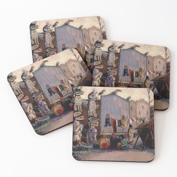 Item preview, Indian Village, Alert Bay designed and sold by SharonTheFirst.