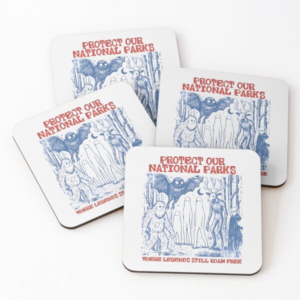 Item preview, Protect Our National Parks Cryptid Legends Roam Free designed and sold by BryantDylanLove.