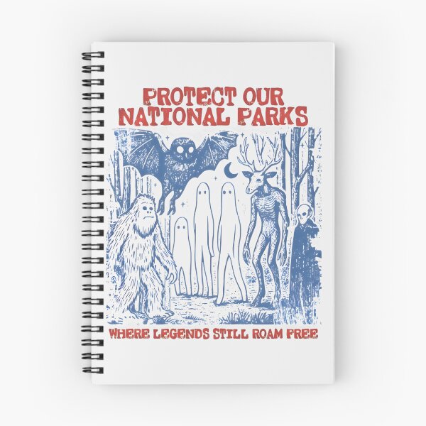 Item preview, Protect Our National Parks Cryptid Legends Roam Free designed and sold by BryantDylanLove.