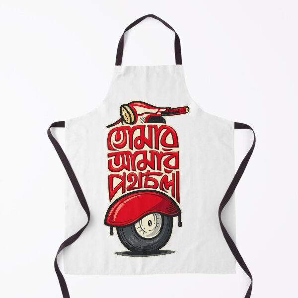 Artikelvorschau, Bengali Tomar Amar Poth Chola Vintage Scooter Typografie entworfen und verkauft von DesignArtist.ia.