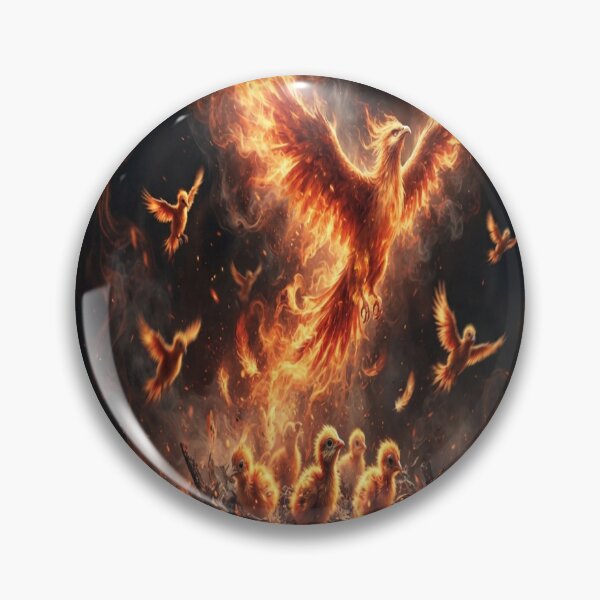 Item preview, Phoenix Rebirth Dark Fantasy Art designed and sold by AfresStudio.