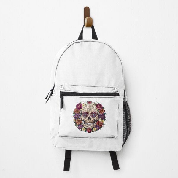 Item preview, Embroidered sugar skull designed and sold by Anne Londez Studio.