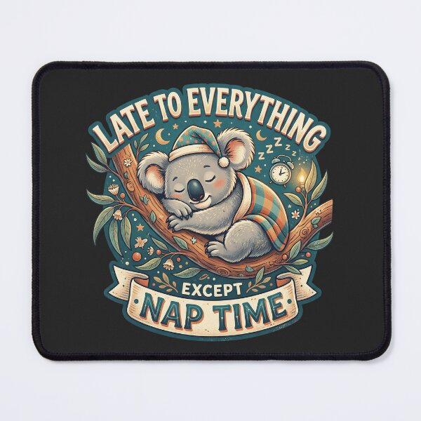 Item preview, Late To Everything Except Nap Time designed and sold by StellarBees.