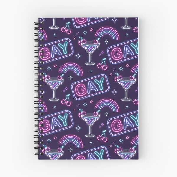 Item preview, Gay Neon Rainbow Cocktail Cherries Pride Pattern designed and sold by ZhivanCrimson.